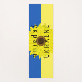 Sonnenblume Ukraine Yogamatte (Vorderseite)