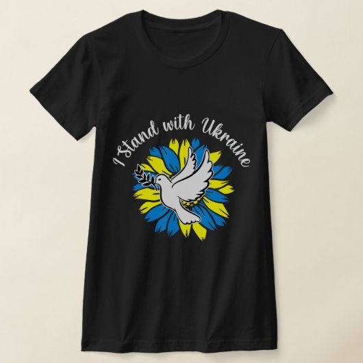 Sonnenblume ukrainische Flagge Taube Ukraine Ich s T-Shirt (Ablage )