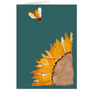 Sonnenblume und Biene