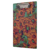 Sonnenblume- und Blatttarnungsmuster an Klemmbrett (Links)