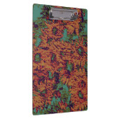 Sonnenblume- und Blatttarnungsmuster an Klemmbrett (Rechts)