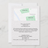 Sonnenblume und Calla Lily Sommerhochzeit Einladun Einladung (Rückseite)