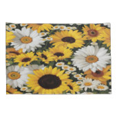 Sonnenblume und Daisy #50 - Pillowcase Kissenbezug (Rückseite-Rechts)