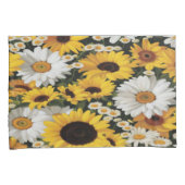 Sonnenblume und Daisy #50 - Pillowcase Kissenbezug (Vorderseite-Rechts)