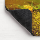 Sonnenblume und Hawk Mousepad (Ecke)