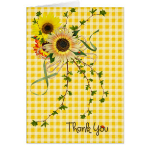 Sonnenblume und Lady Bug vielen Dank