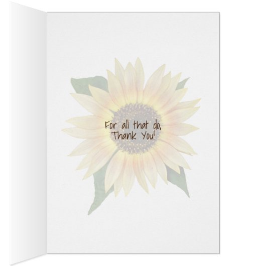 Sonnenblume und Lady Bug vielen Dank (Innen (Rechts))