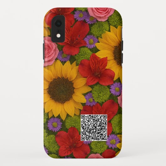 Sonnenblume und Rose iPhone / iPad Gehäuse Case-Mate iPhone Hülle (Rückseite)