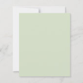 Sonnenblume und Sea Buckthorn Kinderdusche Einladu (Rückseite)