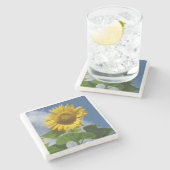 Sonnenblume Untersetzer (Seitenansicht)