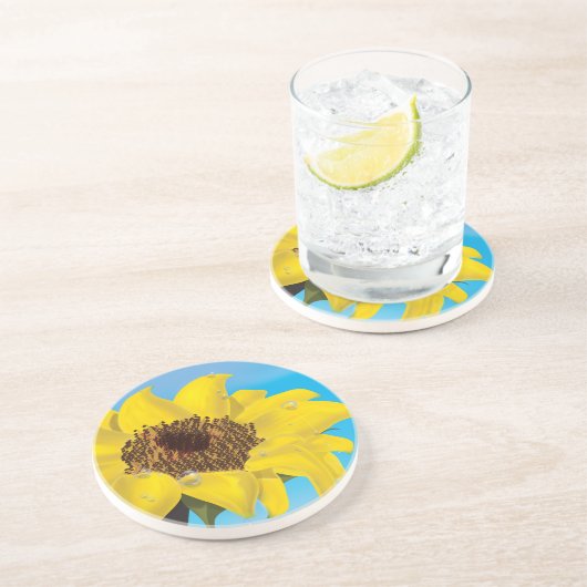 Sonnenblume Untersetzer (Seite)