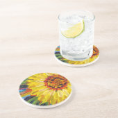 Sonnenblume Untersetzer (Seite)