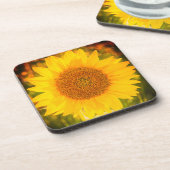 "Sonnenblume" Untersetzer aus hartem Kunststoff (Linke Seite)