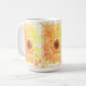 Sonnenblume Vendredi Kaffeetasse (Vorderseite Links)