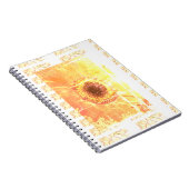 Sonnenblume Vendredi Notizblock (Rechte Seite)