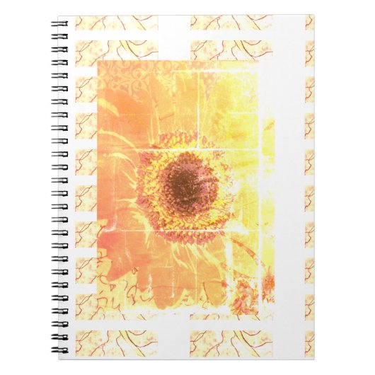 Sonnenblume Vendredi Notizblock (Vorderseite)