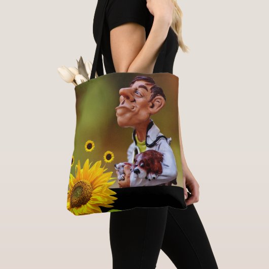 Sonnenblume Veteranische Tasche (Von Nahem)