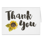 Sonnenblume Vielen Dank (Vorderseite (Horizontal))