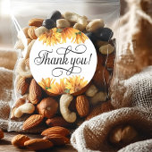 Sonnenblume Vielen Dank! Aufkleber