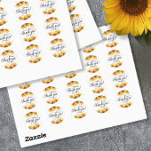 Sonnenblume Vielen Dank! Aufkleber