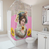 Sonnenblume Viktorianisch Duschvorhang (Beispiel)