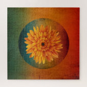 Sonnenblume Vintag blühend Puzzle (Horizontal)