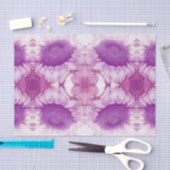 Sonnenblume Vintag Chic Lila Blumen Antike Seidenpapier (Handwerk)