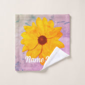 Sonnenblume Vintag rosa Waschlappen (Waschlappen)