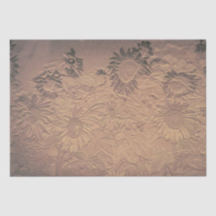 Sonnenblume Vintag Sepia floral Chic Seidenpapier