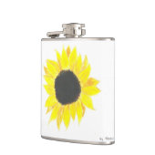 Sonnenblume-Vinylflasche Flachmann (Links)