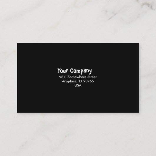 Sonnenblume Visitenkarte (Rückseite)