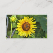 Sonnenblume Visitenkarte (Vorderseite)