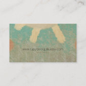 Sonnenblume Visitenkarte (Rückseite)