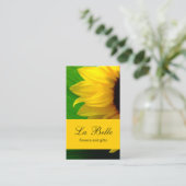 Sonnenblume Visitenkarte (Stehend Vorderseite)