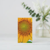 Sonnenblume Visitenkarte (Stehend Vorderseite)