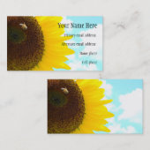 Sonnenblume-Visitenkarte (2) Visitenkarte (Vorne/Hinten)