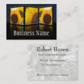 Sonnenblume-Visitenkarte Visitenkarte (Vorne/Hinten)