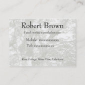 Sonnenblume-Visitenkarte Visitenkarte (Rückseite)