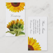 Sonnenblume-Visitenkarte Visitenkarte (Vorne/Hinten)