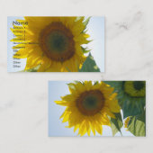 Sonnenblume-Visitenkarte Visitenkarte (Vorne/Hinten)
