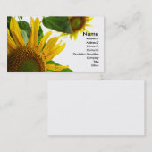 Sonnenblume-Visitenkarte Visitenkarte (Vorne/Hinten)