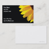Sonnenblume-Visitenkarten Visitenkarte (Vorne/Hinten)