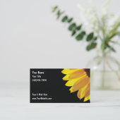 Sonnenblume-Visitenkarten Visitenkarte (Stehend Vorderseite)
