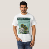 Sonnenblume von Caamp T-Shirt (Vorne ganz)