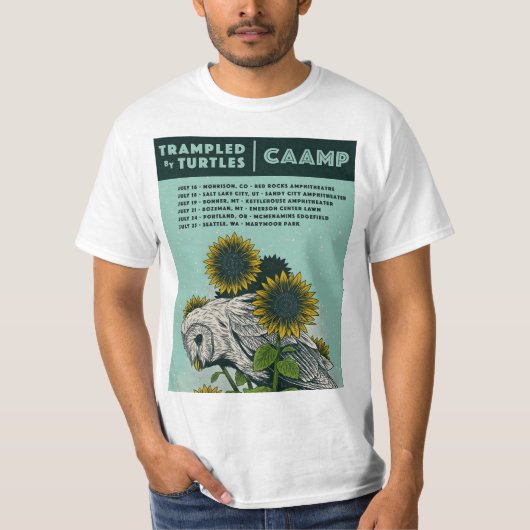 Sonnenblume von Caamp T-Shirt (Vorderseite)