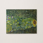 Sonnenblume von Gustav Klimt Puzzle (Horizontal)