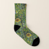 Sonnenblume von Gustav Klimt Socken (Links - Innen)