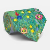 Sonnenblume von Klimt, Vintage Blume Jugendstil Krawatte (Gerollt)