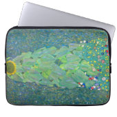 Sonnenblume von Klimt, Vintage Blume Jugendstil Laptopschutzhülle (Vorderseite)