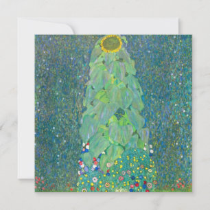 Sonnenblume von Klimt, Vintage Blumen Art Nouveau